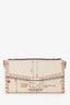 Fendi Beige Calfskin 'Sac En Cuir Convertible' Trunk Baguette