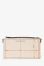 Fendi Beige Calfskin 'Sac En Cuir Convertible' Trunk Baguette