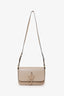 JW Anderson Taupe Leather Midi 'Anchor' Shoulder Bag