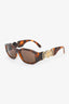 Versace Tortoiseshell Medusa Sunglasses