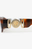 Versace Tortoiseshell Medusa Sunglasses