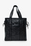 Balenciaga Black Leather XXS Bazar Leather Tote with Strap