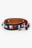 Fendi Black/Multicolour Leather Studded Bag Strap
