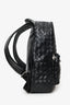 Bottega Veneta Black Intrecciato Leather Backpack