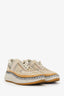 Chloe Beige Multicolour Knit 'Nama' Sneakers Size 36