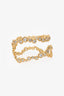 Alexis Bittar 14k Gold Plated Brass Asterales Open Wave Cuff Bracelet