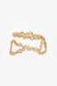 Alexis Bittar 14k Gold Plated Brass Asterales Open Wave Cuff Bracelet