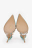Valentino Taupe/Blue Patent Cage Rockstud Heels Size 38