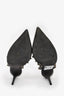 Valentino Black Leather Cage Rockstuds Size 37.5