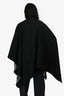 Burberry Black/Grey House Check Wool Shawl