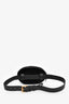 Gucci Black Chevron Velvet Marmont Belt Bag