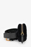 Gucci Black Chevron Velvet Marmont Belt Bag
