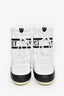 Moon Boot White Nylon Logo Tie Up Boots Size 6