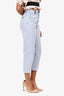 Peserico Light Wash Denim Tapered Leg Jeans Estimated Size XS