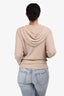 Lorena Antoniazzi Gold Knit Zip-Up Hoodie Est Size XS