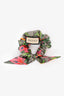 Gucci Monogram Floral Silk Bow Scrunchie