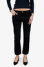 Khaite Black Denim Straight Leg Jeans Size 28
