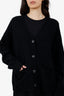 Nili Lotan Black Cashmere Knitted Cardigan Size M