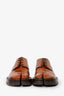 Maison Margiela Brown Leather Tabi Lace-up Derbys Size 41 Mens