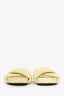 Jil Sander Yellow Padded Leather Criss-cross Sandals Size 41 Mens