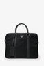 Prada Black Nylon Saffiano-Trimmed Tessuto Briefcase With Strap