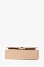 Pre-Loved Chanel™ 2021+ Beige Caviar Leather Medium Classic Double Flap