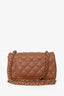 Pre-Loved Chanel™2022 Caramel Lambskin Leather Mini Classic Flap