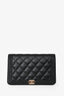 Pre-Loved Chanel™ 2018 Black Lambskin Boy Wallet On Chain