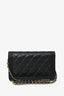 Pre-Loved Chanel™ 2018 Black Lambskin Boy Wallet On Chain