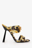 Fendi X Versace Brown/Yellow Zuca Medusa Heels Size 38