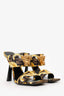 Fendi X Versace Brown/Yellow Zuca Medusa Heels Size 38