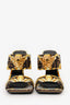 Fendi X Versace Brown/Yellow Zuca Medusa Heels Size 38
