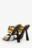 Fendi X Versace Brown/Yellow Zuca Medusa Heels Size 38