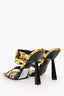 Fendi X Versace Brown/Yellow Zuca Medusa Heels Size 38.5