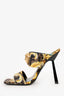 Fendi X Versace Brown/Yellow Zuca Medusa Heels Size 38.5