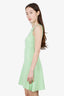 Versace Green Medusa Strap Slip Mini Dress Size 38
