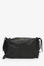 Valentino Black Grained Leather Fringe Tote