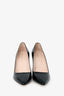 Sergio Rossi Black Patent Pointed Toe Pumps Size 36