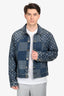 Louis Vuitton x Nigo 2020 Blue Damier Monogram Denim Jacket Size 52 Mens