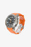 Hermès Orange Titanium Automatic Clipper Chronograph Watch 44mm