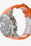 Hermès Orange Titanium Automatic Clipper Chronograph Watch 44mm