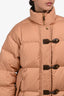 Louis Vuitton 2022 Light Brown Quilted Monogram Detail Down Jacket Size 36