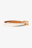Hermès White Epsom Leather Behapi Triple Tour Bracelet