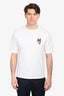Hermès White Cotton Graphic Print Crewneck T-Shirt Size M
