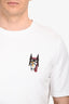 Hermès White Cotton Graphic Print Crewneck T-Shirt Size M