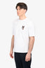 Hermès White Cotton Graphic Print Crewneck T-Shirt Size M