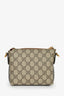 Gucci Beige GG Supreme Canvas Crossbody Bag with Wristlet Strap