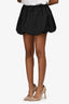 WeWoreWhat Black Satin Bubble Skirt Size 2