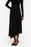 Maje Black Belted Midi Skirt Size 36