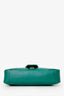 Gucci Green Chevron Leather Medium Marmont Shoulder Bag